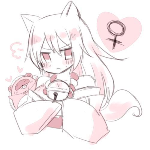 二次元 动漫 萌 狐仙 同人 人物 动画 原创 插画 手绘 狐狸 壁纸 头像