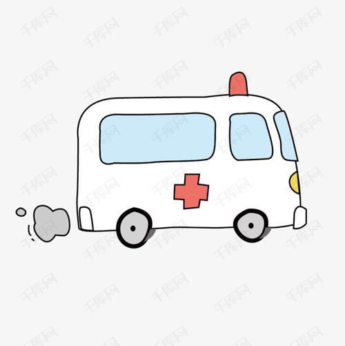 120救护车的素材免抠汽车交通工具120卡通矢量