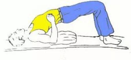 腰椎压缩性骨折后康复训练仰卧位支撑法腰椎骨折康复训练复位