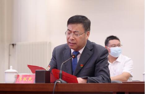 新安县委书记宗国明,县长王智,天瑞集团董事长李留法,万基控股集团