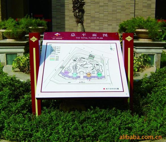 供应户外平面分布图,小区平面索引,楼宇消防图,标识