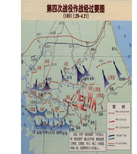 朝鲜战争作战地图