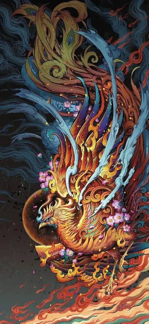 龙腾虎跃国潮新年手机壁纸