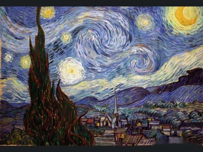 五个一百 | 四年级名画欣赏《星月夜》
