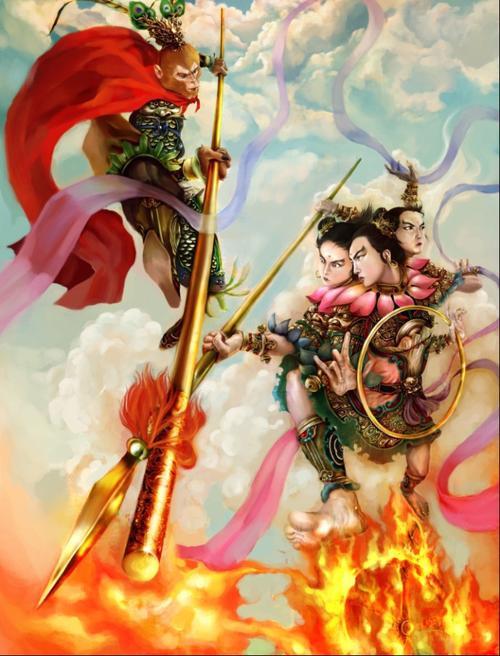 手绘/插画|惟妙惟肖的《西游记》 ----- 张墨一_中国风