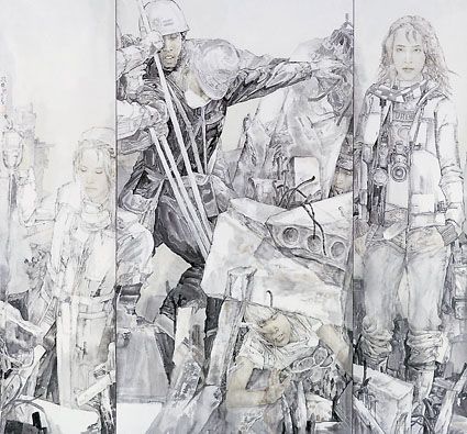 纪念512汶川大地震一周年全国美展举办