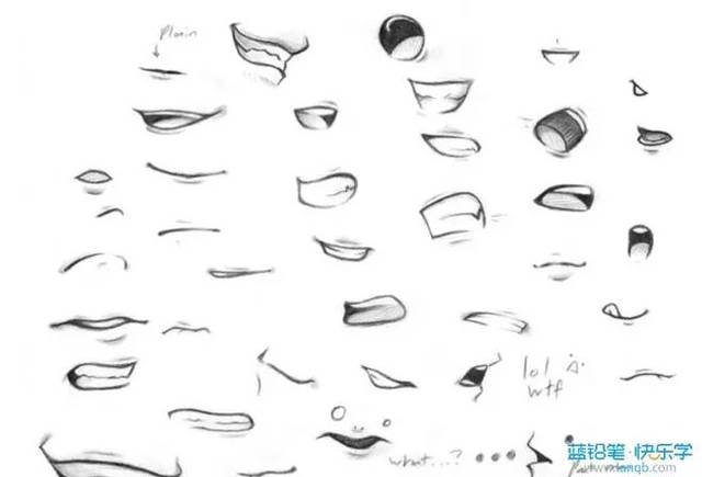 【q版绘画】漫画人物的嘴巴怎么画?
