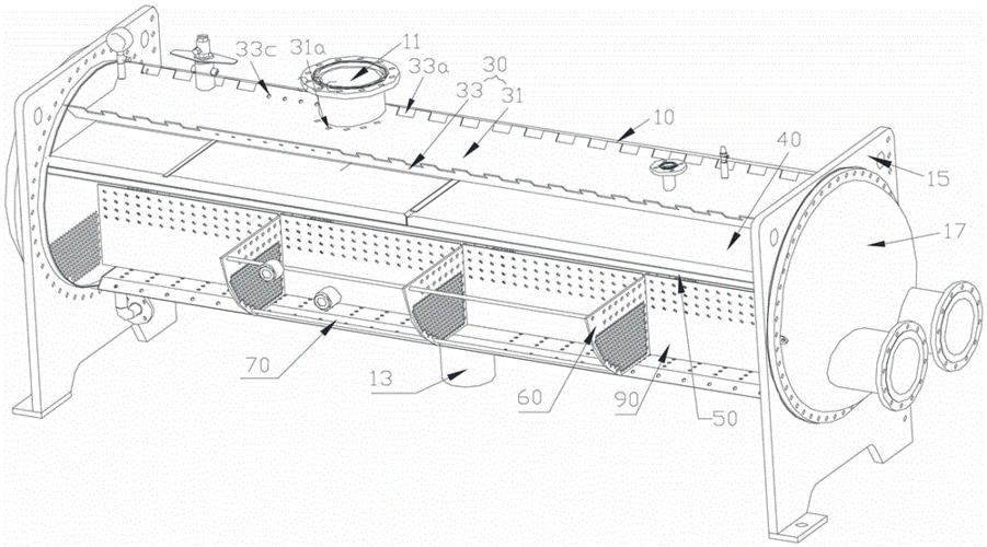 满液式蒸发器及具有该蒸发器的水冷式空调机组