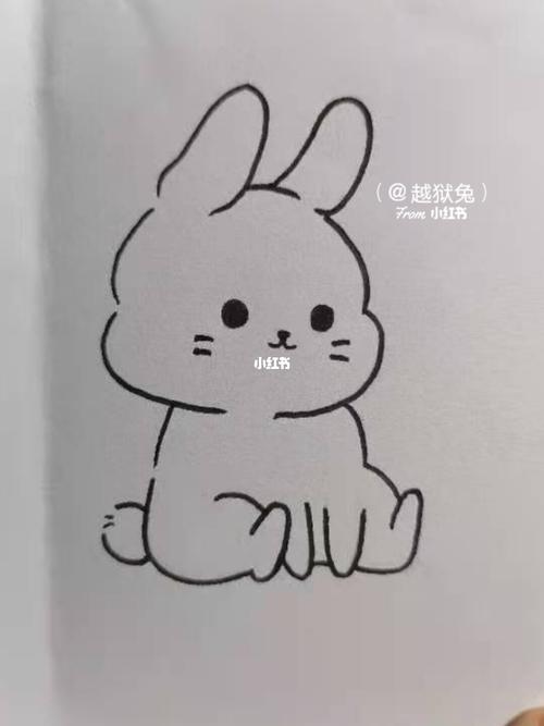 简笔画,可爱小兔子教程_简笔画_兔子_教程_文化_绘画