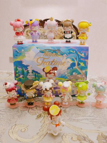 nanci盲盒开箱——梦幻下午茶系列_下午茶_蛋糕_贵宾犬_水壶_马卡龙