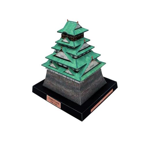 日本景点建筑3d立体纸模型松本姬路熊本东京塔凤凰堂