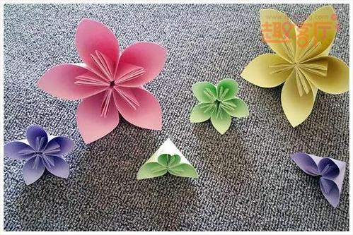 手工折纸花 漂亮的纸花折纸大全