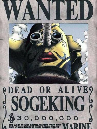 当路飞赏金达到三千万时,悬赏令的图片上出现了乌索普自己的后脑勺