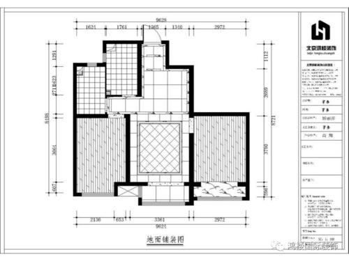 顶面天花布置图
