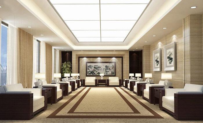 公司接待室灯光设计方案企业接待室照明设计公司