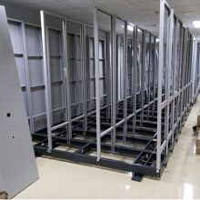 移动密集架手摇轨道式移动密集柜档案室资料架移动货架凭证文件柜