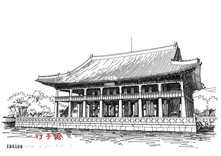 东方古建筑_建筑_建筑设计_考研_23考研_兴趣爱好_绘画