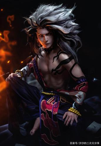 阴阳师cos图集—大江山鬼王酒吞童子和海国领主铃鹿御前