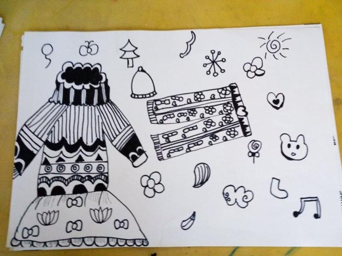 手脑思维绘画 创想思维班 线描课 螃蟹 蜗牛 衣服 长垣迈贝思特文化