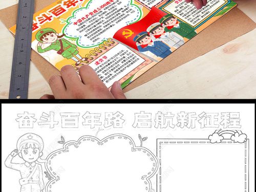 百年路启航新征程建党节小报手抄报 作品详情上传时间 :2021-06-29 19