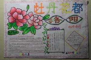 我爱洛阳主题手抄报 我爱中国手抄报