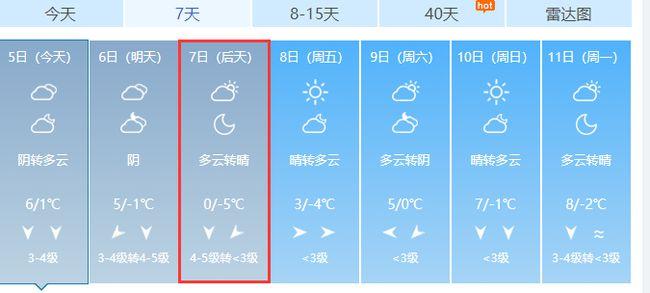 未来7天仙桃天气预报