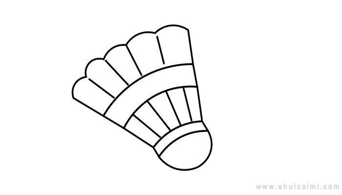 羽毛球简笔画怎么画 羽毛球简笔画画法