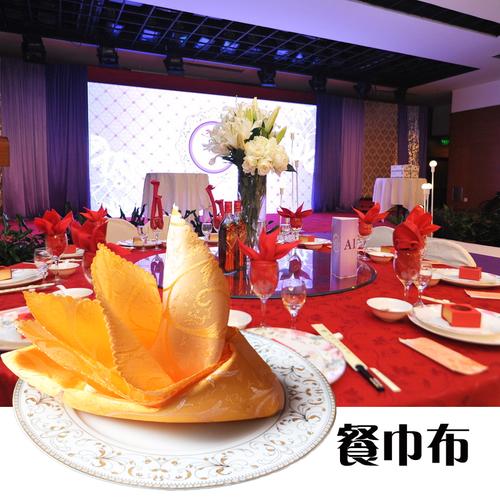 餐巾餐布样板房口布酒店餐厅绸面装饰餐前布多色百搭热销条轮布