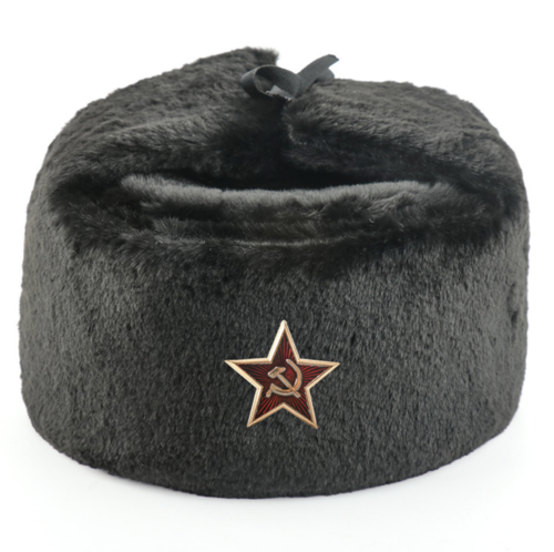 冬季苏联雷锋帽子男女士保暖纯棉帽户外防寒东北加厚加绒ushanka