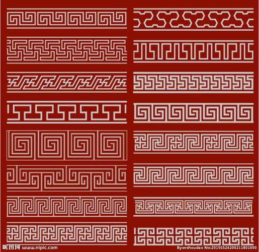 传统中式边框花纹图片
