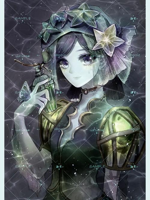 调香师-【珊瑚夫人】_珊瑚_第五人格_约稿_板绘_插画