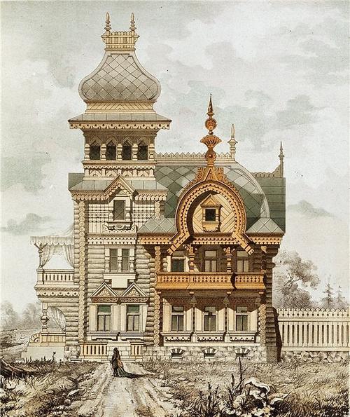 18世纪俄罗斯建筑设计图