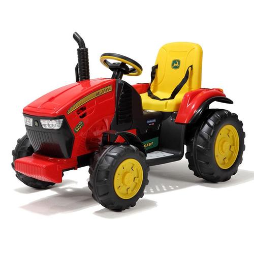 厂牌直营拖拉机双人玩具车儿童电动车东方红可坐人超大翻斗麦希视频