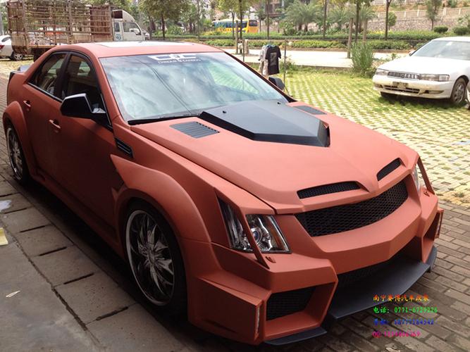 凯迪拉克cts改装美版大包围,进排气