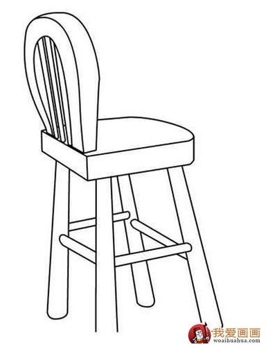 椅子简笔画,儿童简笔画椅子图片(2)