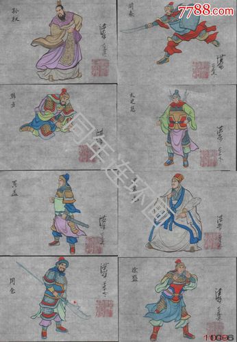 三国演义连环画【彩色插图本】朋友看图勿拍_价格1元【同年连环画】