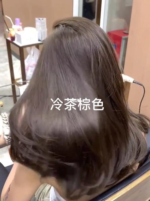 不用漂也可以染的冷茶棕78冷色系掉色更好看73_发