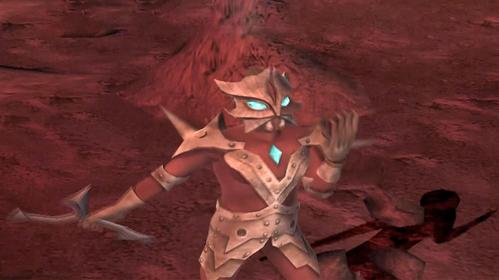 奥特曼格斗进化,雷欧在摆姿势准备出拳时被艾斯杀手击倒了