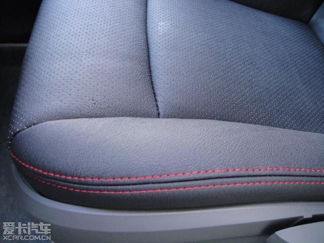 交个科鲁兹红线黑色打孔真皮作业