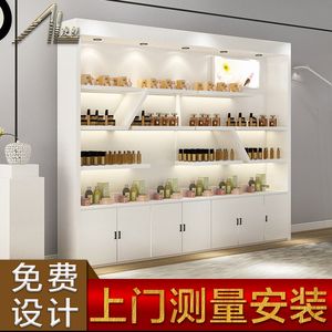 展柜定做鞋店箱包包产品货架美容院展示柜化妆品奖状陈列柜多功能