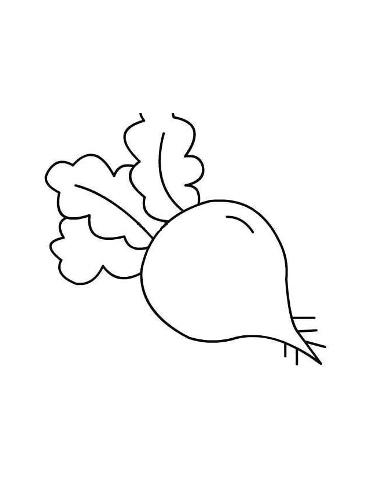 卡通儿童蔬菜简笔画