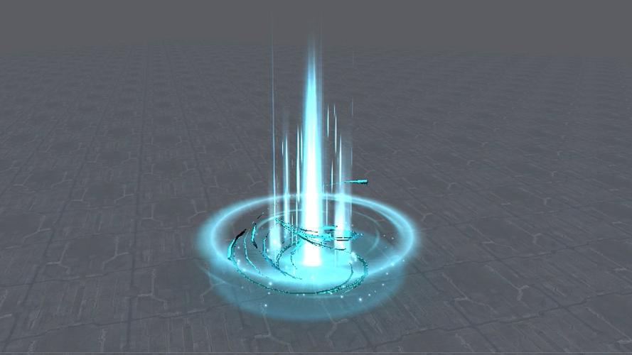 游戏特效气斩幻影连击圣光制裁