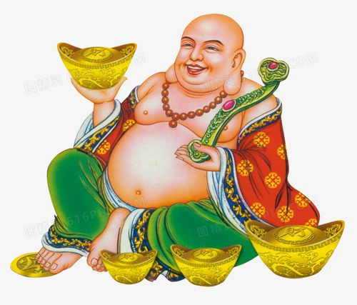 手托金元宝的弥勒菩萨