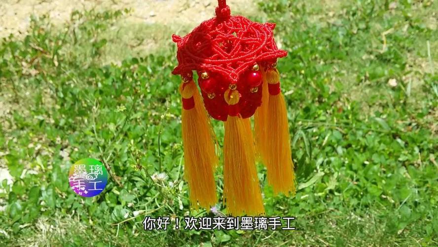 超美的宫灯香囊 学起来吧 手工编织宫灯香囊教程_手工