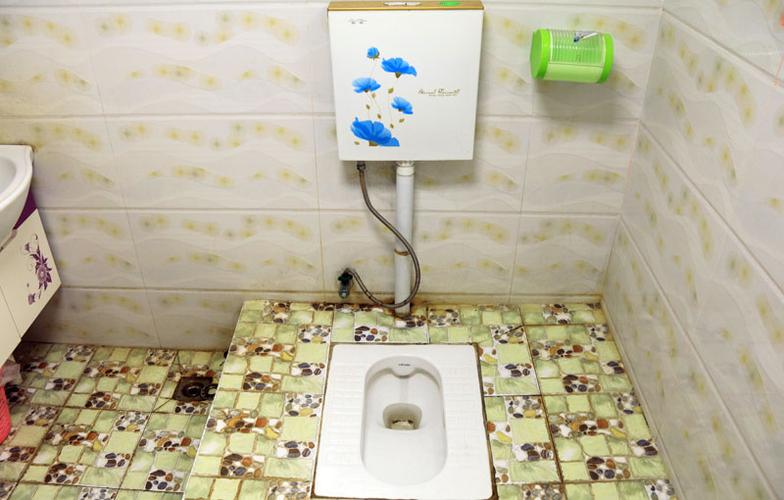 村民家中改造后的卫生厕所