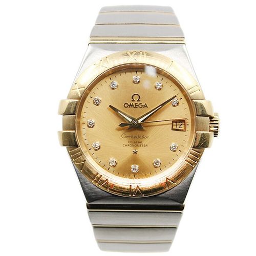 5新】欧米茄omega黄金钻石星座自动机械表男表奢侈品名表