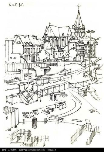 城市的地下世界简笔画