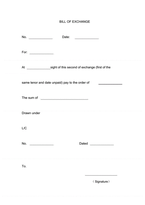 (完整word版)商业汇票样本(英文版).doc