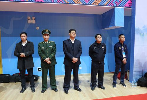 副局长刘晓华,靖西市人民政府副市长,公安局党委书记,局长黄光晨等