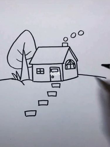 美丽的家乡(五)_简笔画_植树节去哪玩_儿童简笔画_知识_艺术